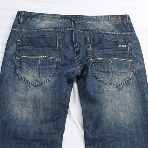MOD Miracle of Denim 38 x 32 Joshua Bootcut Dark Rinse Denim Jeans - Picture 6 of 7